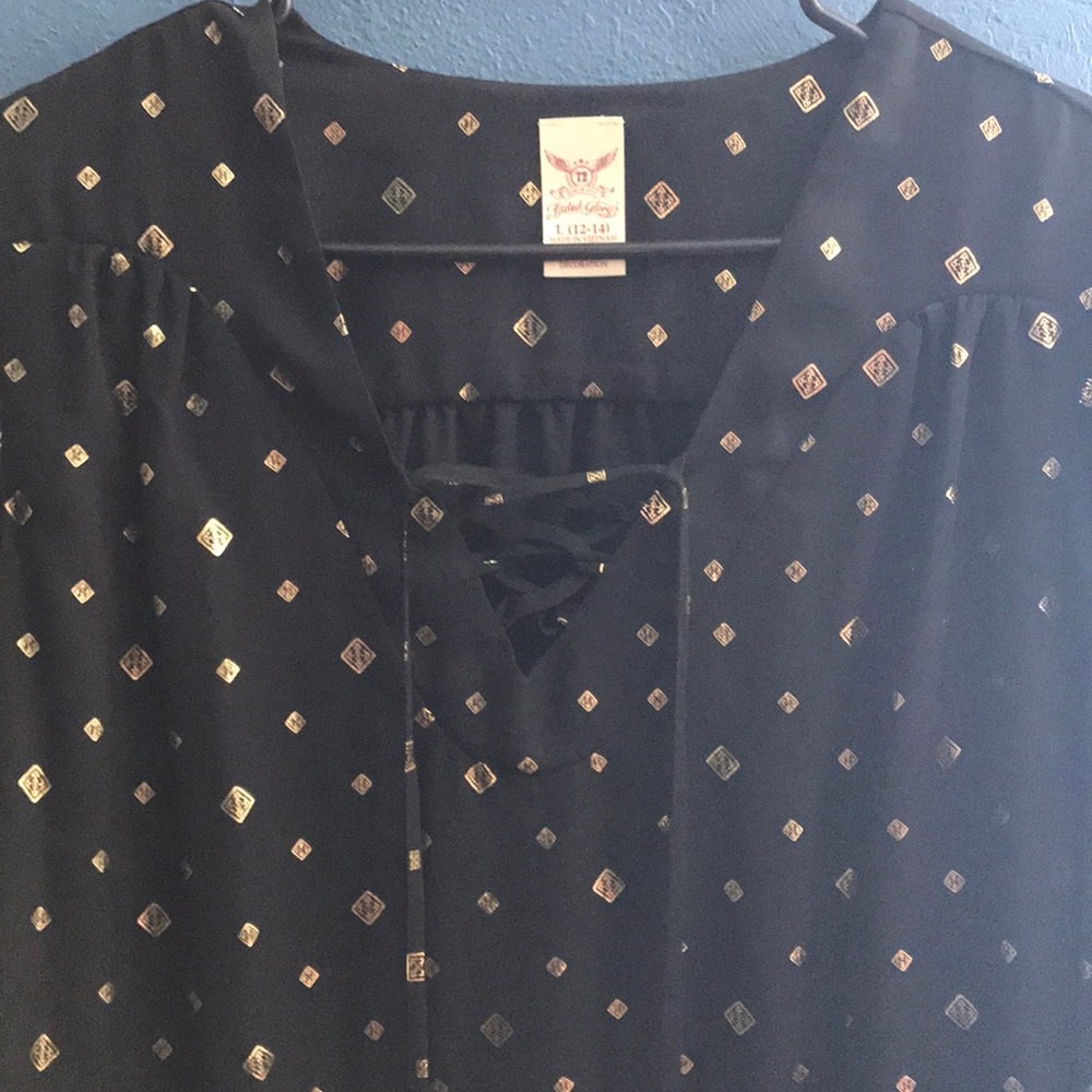 Faded glory dress top sz l